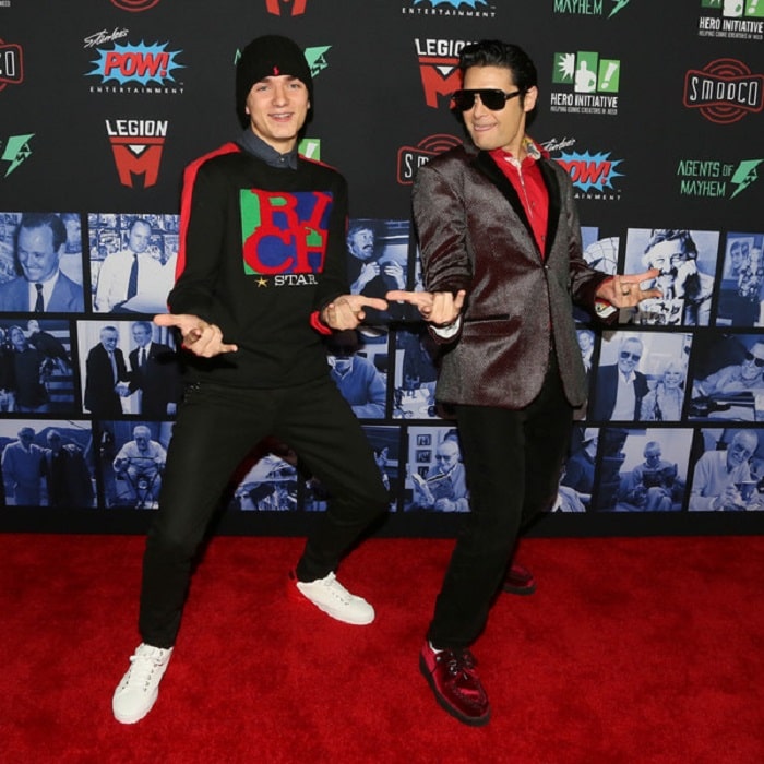 Zen and Corey at Stan Lee's Life Celebration.